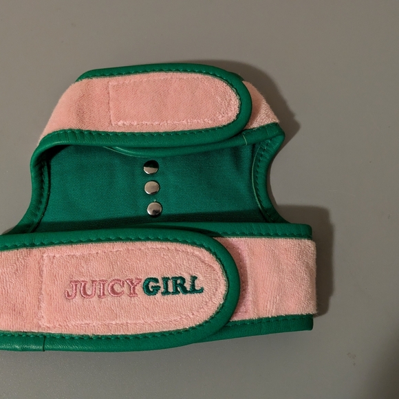 Vintage Y2K Juicy Couture XS Pre-Owned Cotton pink Dog Harness and Leash Set - Picture 4 of 4